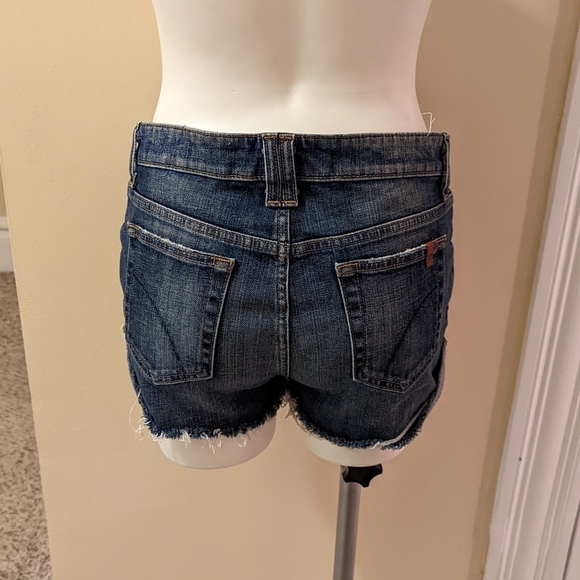 Joe's Jeans Georgie wash shorts with colorful striped lining size 29 - Picture 3 of 7